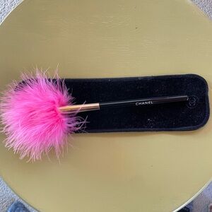 Chanel Pink Feather brush